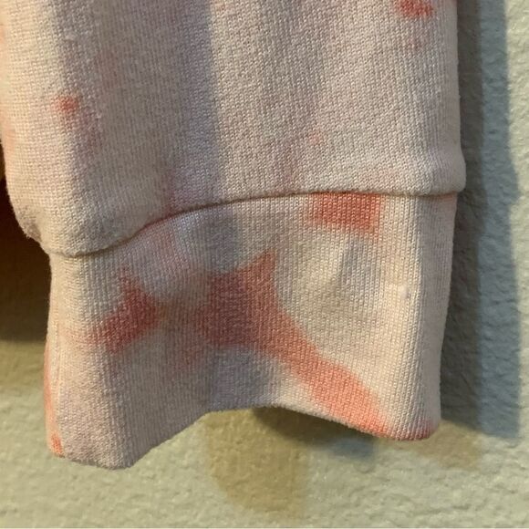 FEATHERS Peach Cream Tie-Dye Women's Maternity Sweatshirt XL. - Picture 8 of 12